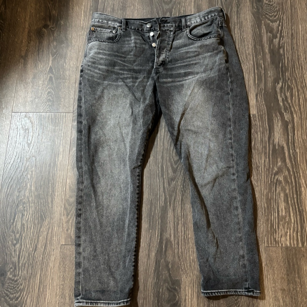 American Eagle dark grey denim jeans size 12